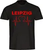 multifanshop Herren T-Shirt - Leipzig - Herzschlag, Produktbild-Vorschau 1