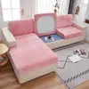 Stretch Sofa Sitzkissenbezug, Samt Sofabezug rutschfest Produktbild-Vorschau 1