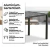 Mucola Gartentisch Aluminium Beistell Balkontisch Produktbild-Vorschau 2