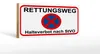 Holzschild Hinweis 27x10cm Rettungsweg Halteverbot nach Produktbild-Vorschau 1