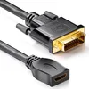 deleyCON DVI auf HDMI Adapter-Kabel, DVI zu HDMI Buchse - Produktbild-Vorschau 2