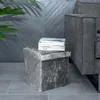 Intirilife skládací sedací taburet 30x30x30 cm v sametově Náhled obrázku produktu 6