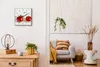 Coloray Uhr auf Leinwand 30x30 cm Wand Uhr Dekoration Produktbild-Vorschau 3