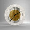 Wanduhr - Rund - Glasuhr - Modern Piece Linear - 30x30cm - Produktbild-Vorschau 3