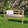 Gartenbank 2-Sitzer Friesenbank Kiefer massiv naturbelassen Produktbild-Vorschau 8