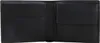 LACOSTE Cuir porte-monnaie Monogramm Billfold Coin Noir Voir les images du produit 2