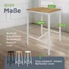 BeFair Bartisch Sven rechteckig 60×60×100 cm – Industrial Produktbild-Vorschau 4