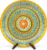Lagan - Mehrob gelb А7, Rischtan-Keramik, Ø 37 cm Glasur Produktbild-Vorschau 1