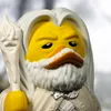 Close-up of a Gandalf the White character duck toy. Podgląd zdjęcia produktu