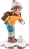 Winterkinder Schulmädchen (7cm) von Hubrig Volkskunst Produktbild-Vorschau 4