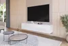 Meuble TV Suspendu Blanc Brillant 180x35x40 cm 2 Modules Voir les images du produit 1