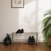 Schuhregal Edelstahl 60 cm – 2 Ebenen – für 6 Paar Schuhe Produktbild-Vorschau 3
