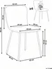 BELIANI Esszimmerstuhl 4er Set Beige Stoffbezug mit Produktbild-Vorschau 6