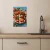 MuchoWow® - Leinwandbilder - Caprese - Salat - Sommer - Produktbild-Vorschau 3