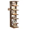 VASAGLE Schuhregal schmal, Standregal mit 7 Ebenen, Produktbild-Vorschau 2