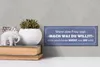 Holzschild Spruch 27x10cm Frau sagt mach was du willst Produktbild-Vorschau 5