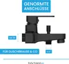 Bächlein Universal Badewannenarmatur in Kantigem Design – Produktbild-Vorschau 4