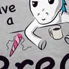 style3 Have a Break Einhorn Herren T-Shirt Unicorn Produktbild-Vorschau 2
