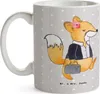 Mr. & Mrs. Panda Kaffeebecher Anwältin Herz - Grau Pastell Produktbild-Vorschau 3