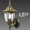 Retro Gartenwandleuchte Florence E27 IP43 Patina Goldlux Produktbild-Vorschau 1