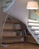 BELIANI Stojací lampa bílá kovová 234 cm látkové stínítko Náhled obrázku produktu 2
