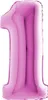 Ballon 100 Cm, Farbe Fuksia, Menge: 1 Produktbild-Vorschau 6