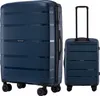 Valise WINGS TSA bleue 65 cm 63 L 4 roulettes Voir les images du produit 1