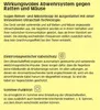 Marketing text describing the features of a pest repeller. Produktbild-Vorschau