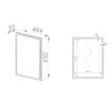 Technical drawings with dimensions of a wardrobe set. Produktbild-Vorschau