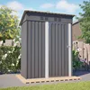 Gartenhaus Flachdach 152x84x182 cm Geräteschuppen mit Produktbild-Vorschau 2