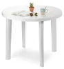 Brooksdale - Tavolo da Esterno, 90x90x72h cm Bianco, 4 Anteprima dell’immagine prodotto 2
