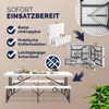 CASARIA® Bierzeltgarnitur 180 cm Klappbar Kunststoff 2x Produktbild-Vorschau 4