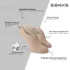 SOKKS Fantasmini Beige Scuro – calzini invisibili per sneaker in Cotone — Vantaggi: Made in Europe, reso entro 100 giorni, 12 mesi di garanzia anti-buchi Anteprima dell’immagine prodotto