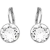 Swarovski 5085608 Bella Mini Ohrringe Weiss Rhodiniert Produktbild-Vorschau 1