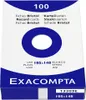 EXACOMPTA 10509E 100 schedari, DIN A6, in bianco, bianco Anteprima dell’immagine prodotto 3