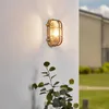 Lindby Außenwandlampe Daaje, goldfarben, 16 cm, Aluminium Produktbild-Vorschau 2