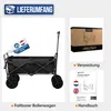 Avalo Bollerwagen - Faltbar - Bis 90KG - 80x47x49 CM - 65L Produktbild-Vorschau 8