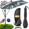 KESSER® Ampelschirm Holly Sonnenschirm Rechteckig mit und Produktbild-Vorschau 1