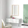 Wandspiegel 50x70 cm mit Holzoptik-Rahmen, einfache Montage Produktbild-Vorschau 8