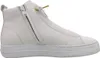 A white high-top sneaker is shown from the side against a white background. Voir les images du produit