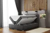 Boxspringbett Schlafzimmerbett ABELT 140x200cm in Stoff Produktbild-Vorschau 2