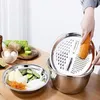 Multifunktionale Reibe mit Schüssel 8in1, Küchenreibe für Produktbild-Vorschau 2