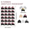 12 Blatt 288 Stück Fotoecken Selbstklebend,Farben Fotoecken Produktbild-Vorschau 2