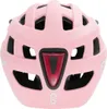 The back view of a pink bicycle helmet with a red light. Anteprima dell’immagine prodotto
