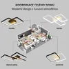 ZMH LED stropní světlo černé stmívatelné s dálkovým Náhled obrázku produktu 7