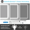 AICA Badspiegel mit Beleuchtung 160x80cm Sensor-Schalter Produktbild-Vorschau 4