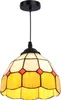 lampa wisząca "LIVIA" z żółtą mozaiką kwiatową Ø20cm - Podgląd zdjęcia produktu 2