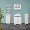 ML-Design zrcadlová skříňka do koupelny, 56x58x13 cm, bílá, Náhled obrázku produktu 5