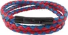 Lederkette Lederband Herren Halskette Rot Blau 17-100 cm Produktbild-Vorschau 1