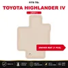 DURBAN Beige Velours-Fahrerfußmatte für Toyota Highlander Produktbild-Vorschau 17